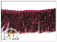 Chenille Fransen Bordeaux