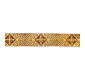 Borte Kreuze Liturgisch Gold Bordeaux